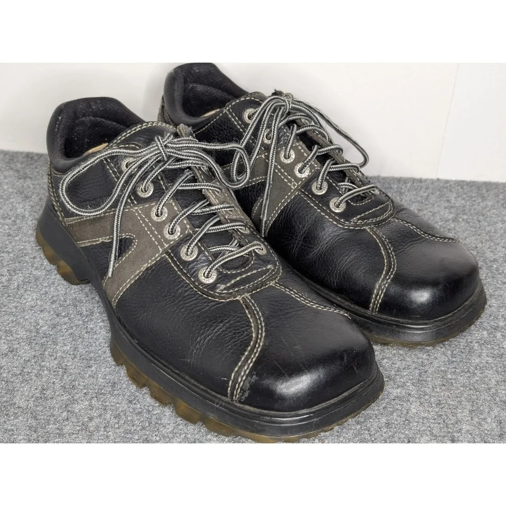 Vtg Bed Stu The Next Step Black Leather Mens Shoes EU 46 Grunge Emo Quality Lace